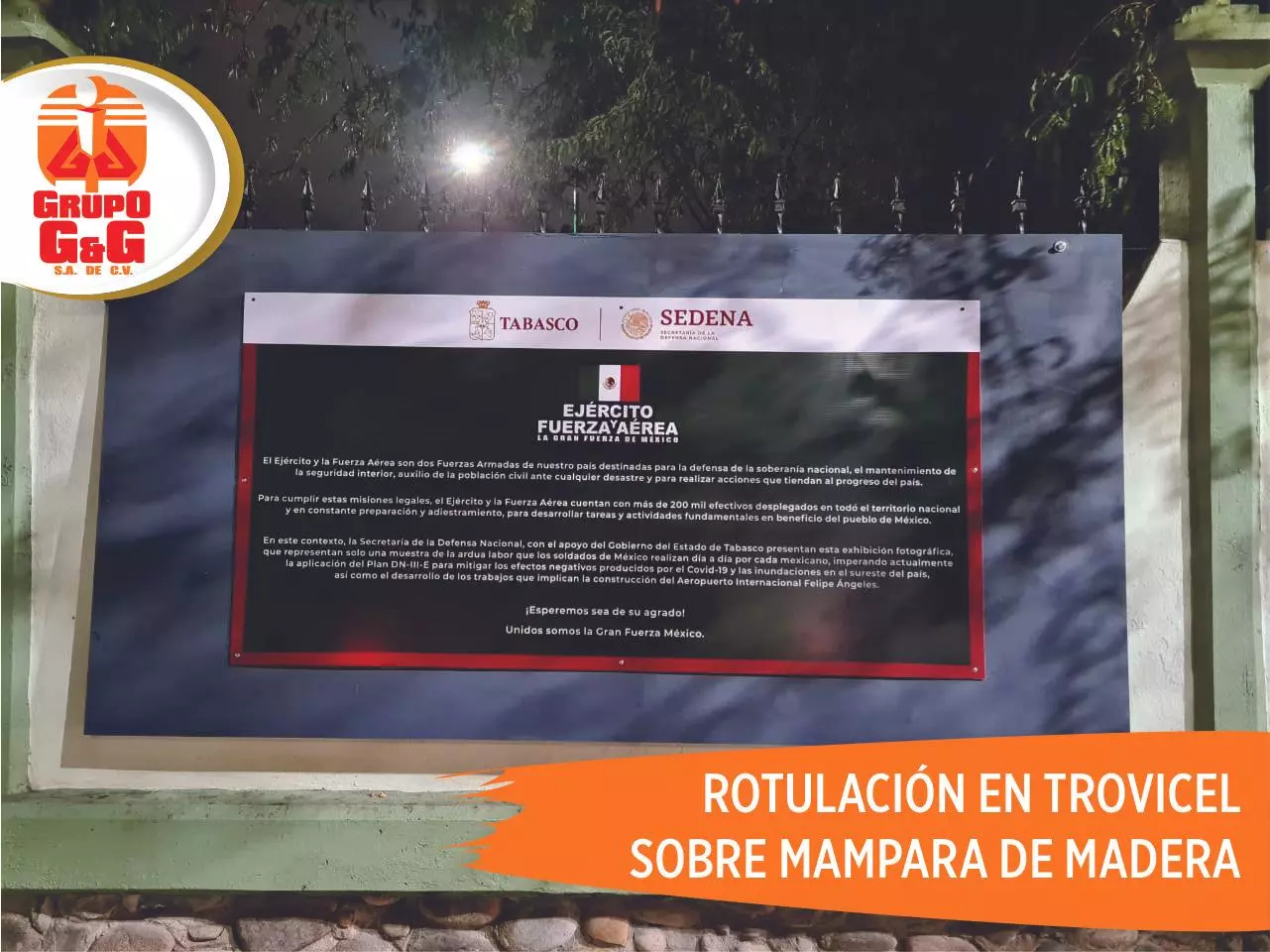 VINIL SOBRE TROVICEL